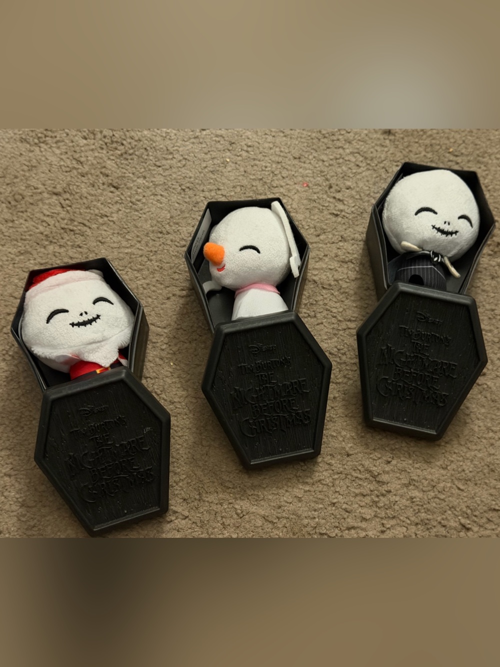 The Nightmare Before Christmas Mini Plush Blind Bag Set! Like new!